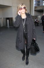 JANE FONDA at LAX Airport in Los Angeles 02/08/2016