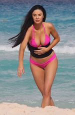 JAYDE NICOLE in Bikini at a Beach in Cancun 02/23/2016