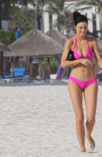 JAYDE NICOLE in Bikini at a Beach in Cancun 02/23/2016