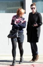 JEANNE TRIPPLEHORN Out with Friends in West Hollywood 02/01/2016