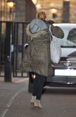 JEMMA REDGRAVE Leaves ITV Studios in London 02/03/2016
