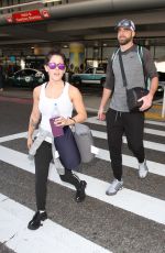 JENELLE EVANS at LAX Airport in Los Angeles 02/22/2016