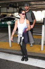 JENELLE EVANS at LAX Airport in Los Angeles 02/22/2016