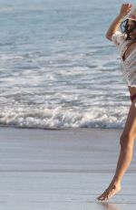 JENNA DEWAN in Bikini on the Set of a Photoshoot at a Beach in Malibu 02/26/2016