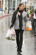 JENNIFER GARHER Shopping at Farmers Market in Los Angeles 01/31/2016