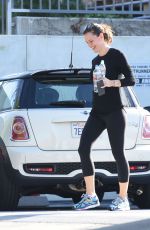 JENNIFER GARNER Leaves a Gym in Beverly Hills 02/20/2016