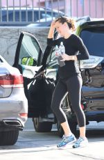 JENNIFER GARNER Leaves a Gym in Beverly Hills 02/20/2016