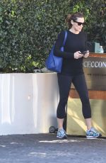 JENNIFER GARNER Leaves a Gym in Beverly Hills 02/20/2016