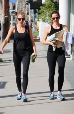 JENNIFER GARNER Leaves a Gym in Los Angeles 02/26/2016