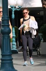 JENNIFER GARNER Leaves a Gym in Los Angeles 02/26/2016