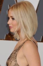 JENNIFER LAWRENCE at 88th Annual Academy Awards in Hollywood 02/28/2016