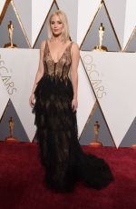 JENNIFER LAWRENCE at 88th Annual Academy Awards in Hollywood 02/28/2016