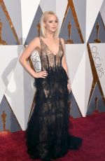 JENNIFER LAWRENCE at 88th Annual Academy Awards in Hollywood 02/28/2016