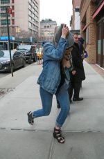 JENNIFER LAWRENCE in Jeans Out in New York 02/19/2016