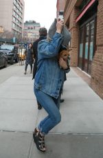 JENNIFER LAWRENCE in Jeans Out in New York 02/19/2016