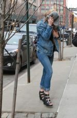 JENNIFER LAWRENCE in Jeans Out in New York 02/19/2016