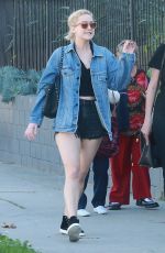 JENNIFER LAWRENCE in Shorts Out with Friends in Los Angeles 02/21/2016