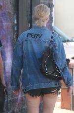 JENNIFER LAWRENCE in Shorts Out with Friends in Los Angeles 02/21/2016