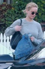 JENNIFER LAWRENCE in Shorts Out with Friends in Los Angeles 02/21/2016
