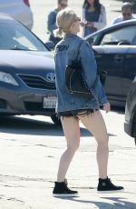 JENNIFER LAWRENCE in Shorts Out with Friends in Los Angeles 02/21/2016