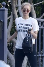 JENNIFER LAWRENCE Leaves a Friends House in Los Angeles 02/04/2016