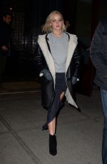 JENNIFER LAWRENCE Out for Dinner in New York 02/18/2016