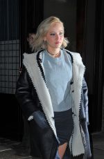JENNIFER LAWRENCE Out for Dinner in New York 02/18/2016