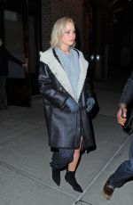 JENNIFER LAWRENCE Out for Dinner in New York 02/18/2016