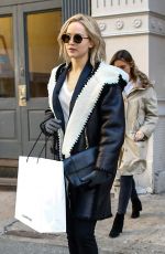 JENNIFER LAWRENCE Out Shopping in New York  02/18/2016
