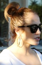 JENNIFER LOPEZ Leaves Fred Segal in West Hollywood 02/15/2016