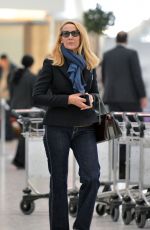 JERRY HALL at Heathrow Airport in London 02/12/2016