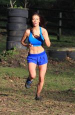 JESS IMPIAZZI Work Out at a Park in Surrey