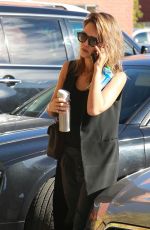 JESSICA ALBA Arrives at Her Office in Santa Monica 02/10/2016