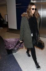 JESSICA ALBA at LAX Airport in Los Angeles 02/16/2016