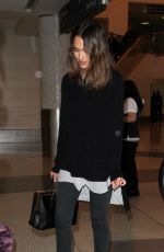 JESSICA ALBA at Los Angeles International Airport 02/17/2016