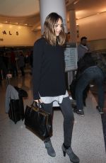 JESSICA ALBA at Los Angeles International Airport 02/17/2016