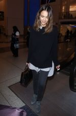 JESSICA ALBA at Los Angeles International Airport 02/17/2016