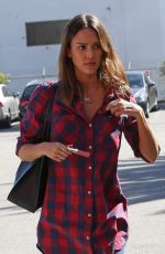 JESSICA ALBA in Jeans and Heels Out in Los Angeles 02/23/2016