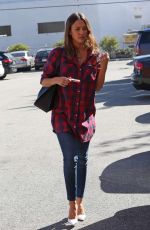 JESSICA ALBA in Jeans and Heels Out in Los Angeles 02/23/2016