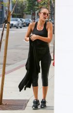 JESSICA ALBA Leaves a Gym in Los Angeles 02/28/2016
