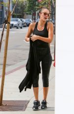JESSICA ALBA Leaves a Gym in Los Angeles 02/28/2016