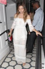 JESSICA BIEL at AU Fudge in West Hollywood 02/16/2016