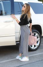 JESSICA BIEL Out and About in West Hollywood 02/16/2016