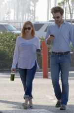 JESSICA CHASTAIN Out and About in Santa Monica 02/27/2016