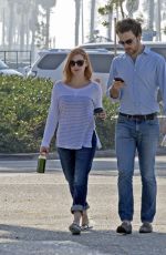 JESSICA CHASTAIN Out and About in Santa Monica 02/27/2016