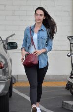 JESSICA LOWNDES Out and About in Los Angeles 02/22/2016