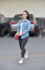 JESSICA LOWNDES Out and About in Los Angeles 02/22/2016