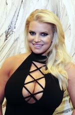 JESSICA SIMPSON at Tom Everhart Raw Exhibition in Beverly Hills 02/27/2016