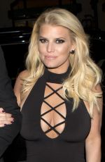 JESSICA SIMPSON at Tom Everhart Raw Exhibition in Beverly Hills 02/27/2016