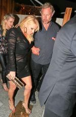 JESSICA SIMPSON Leaves Nice Guy in West Hollywood 02/19/2016